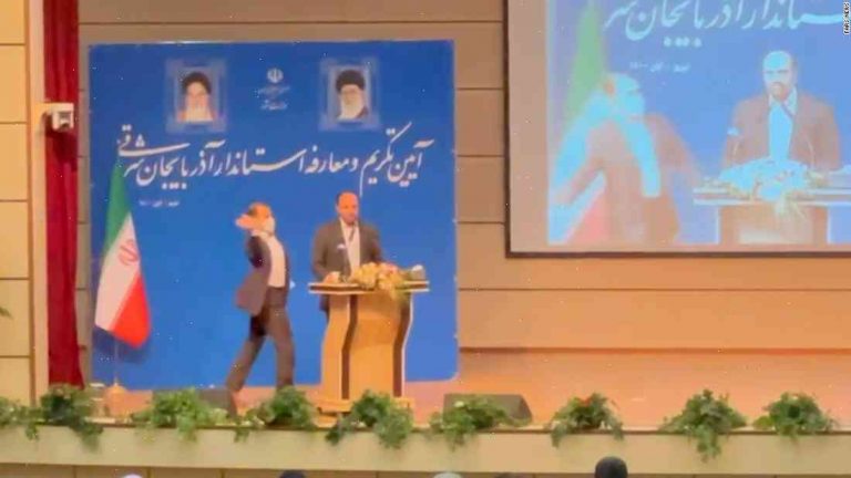 Iranian Gov. slapped for slapping a man after he denied a plea for handout
